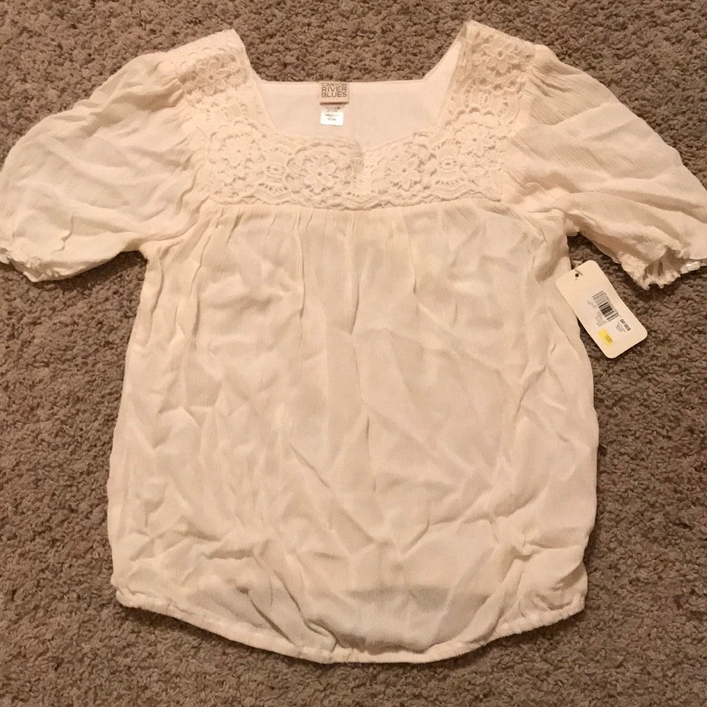Girls, short sleeve shirt, size XL/16